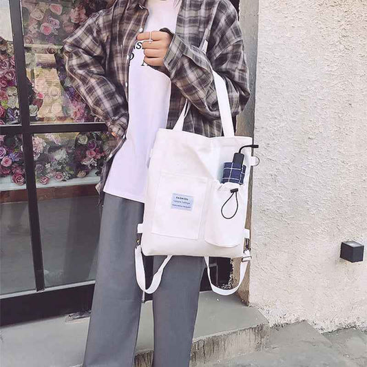 Harajuku canvas bags for students