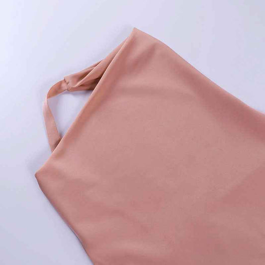 backless satin summer party dress