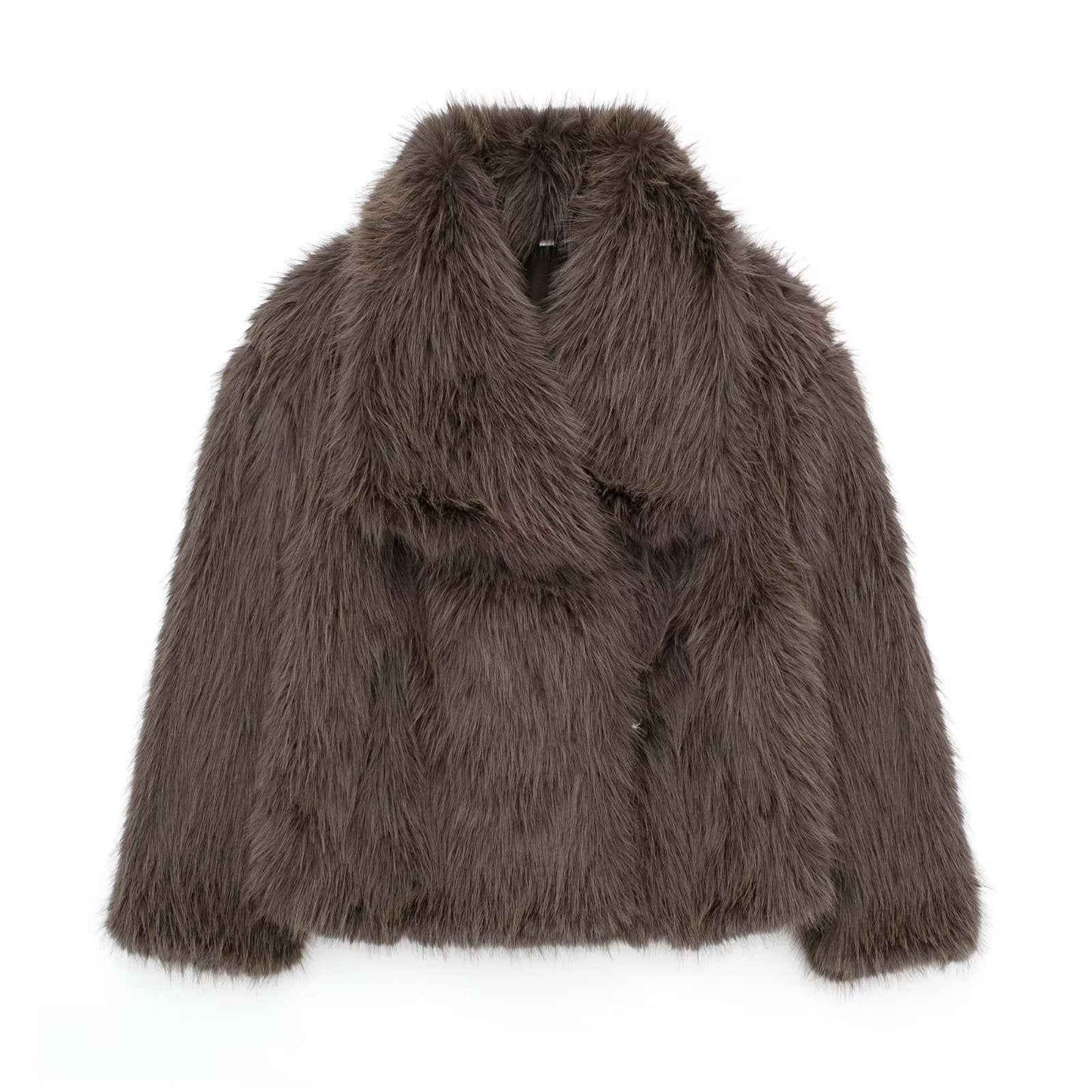women plush winter coat casual wear