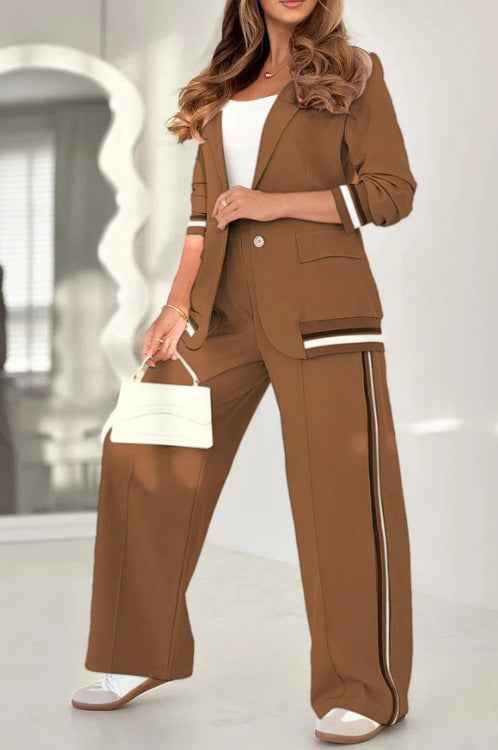 Women Office Pantsuit Set Formal