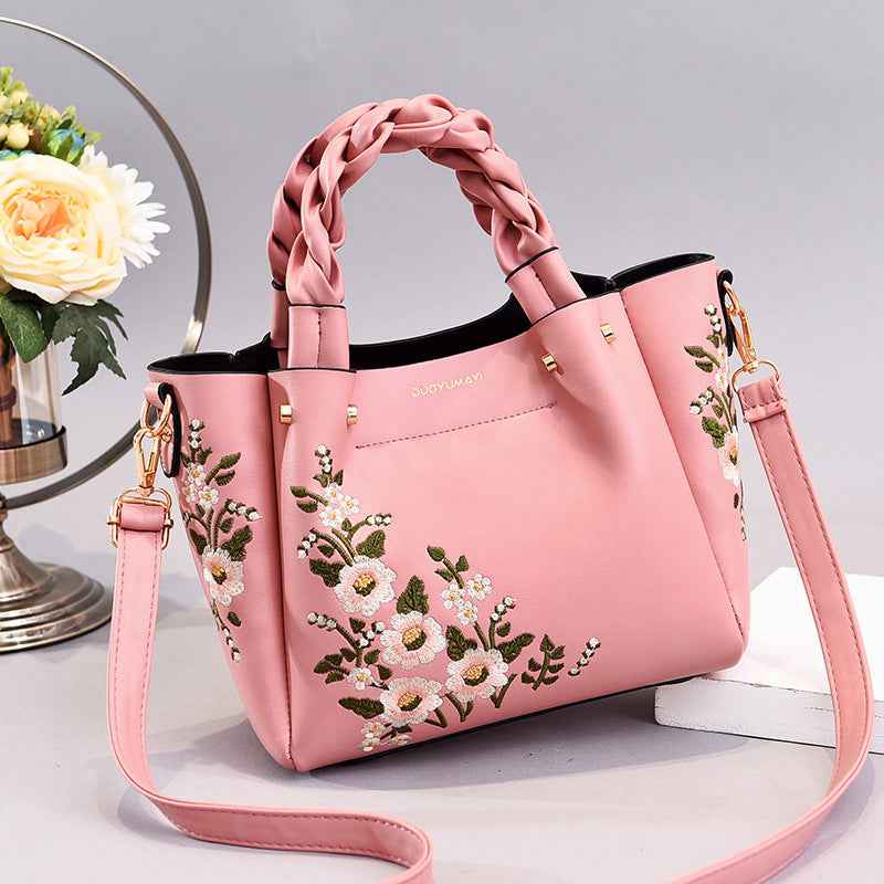 Women PU Leather Tote Bag Chic