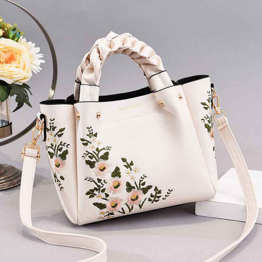 Women PU Leather Tote Bag Chic