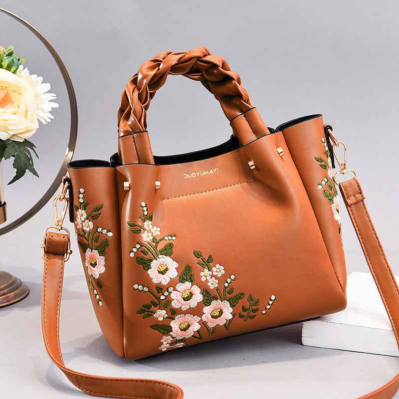 Women PU Leather Tote Bag Chic