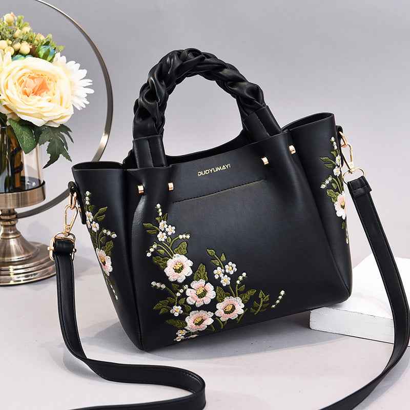 Women PU Leather Tote Bag Chic
