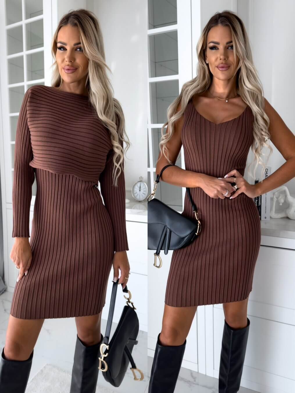 Women Striped Suit Two Piece Set