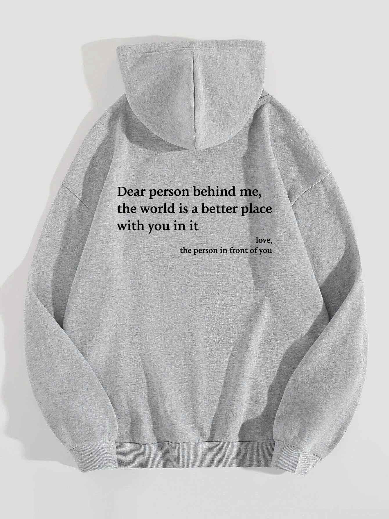 printed pullover hoodie for women