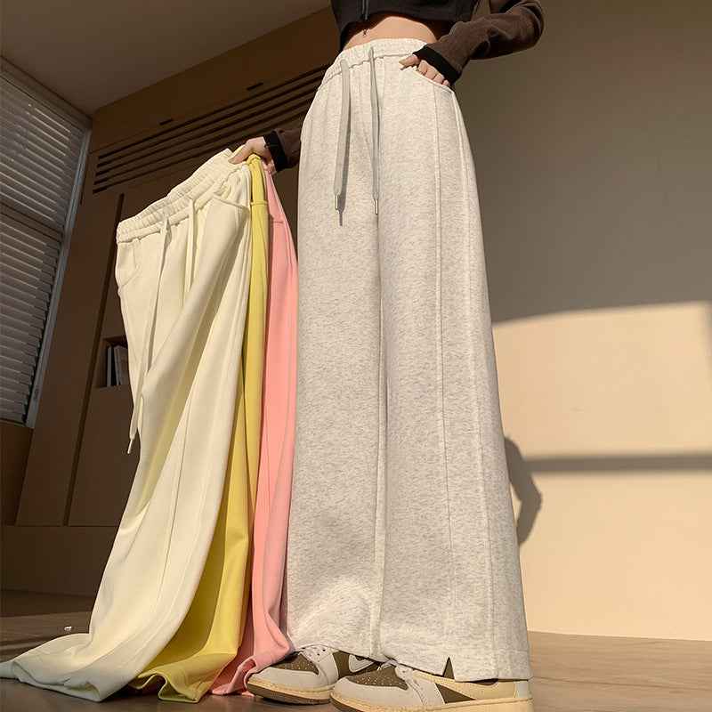Women High Waist Sweatpants Wide