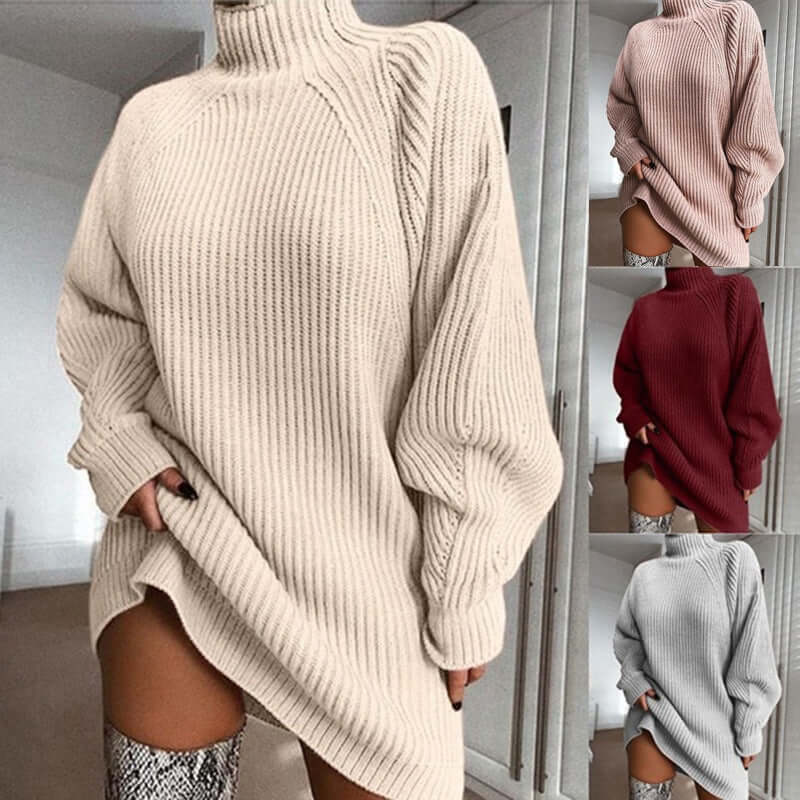 Women Turtleneck Winter Sweater