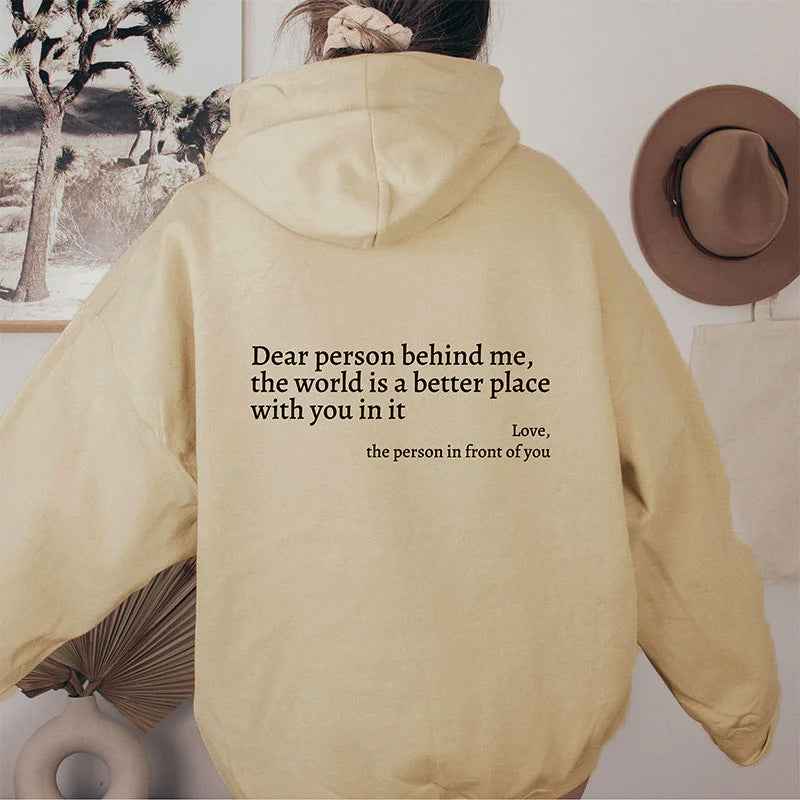 printed pullover hoodie for women