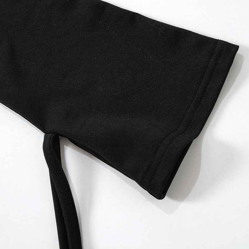 Elegant Tailored Wrap Side Slit Parisian Gown