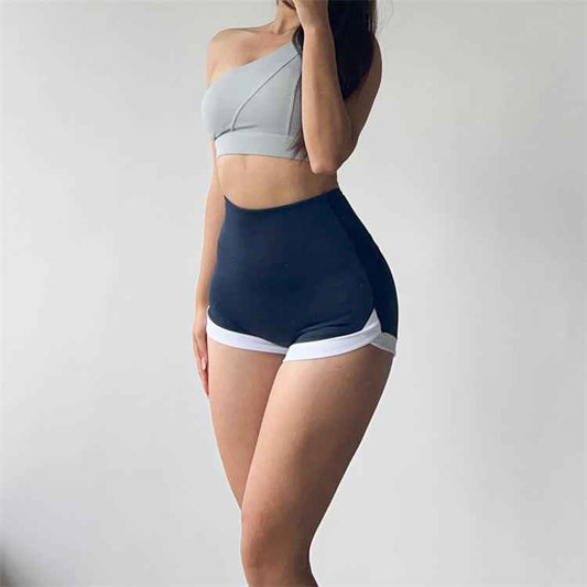 Stylish Feminine Athletic Shorts with Coordinated Colors