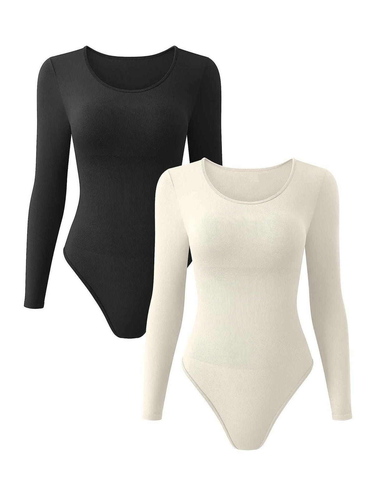 Ladies' Textured Crew Neck Full Sleeve Romper