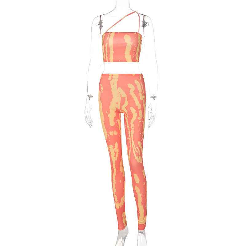 Stylish Feminine Printed Tailored Casual Outfit