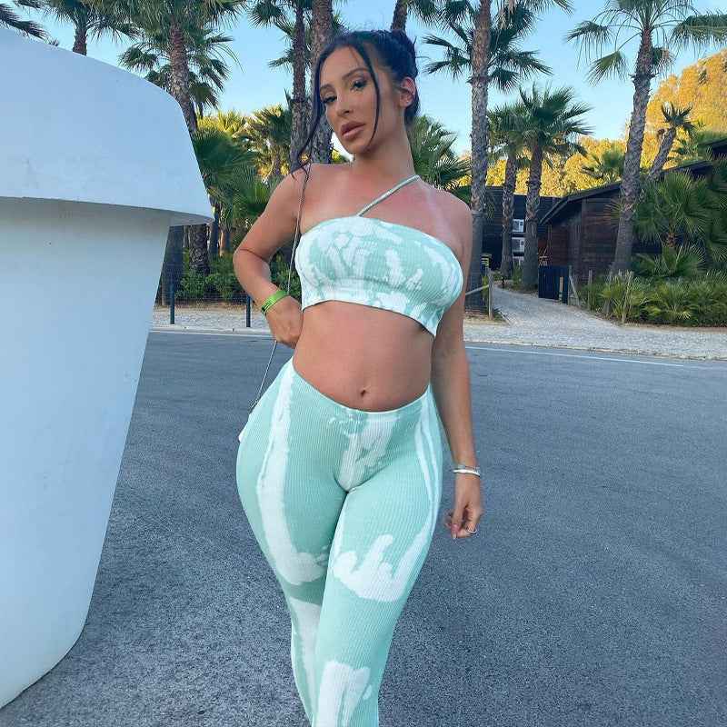 Stylish Feminine Printed Tailored Casual Outfit
