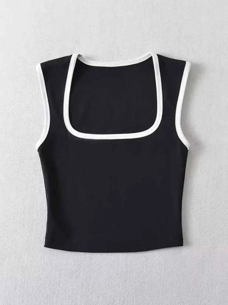 Women Camisole Crop Top Sleeveless