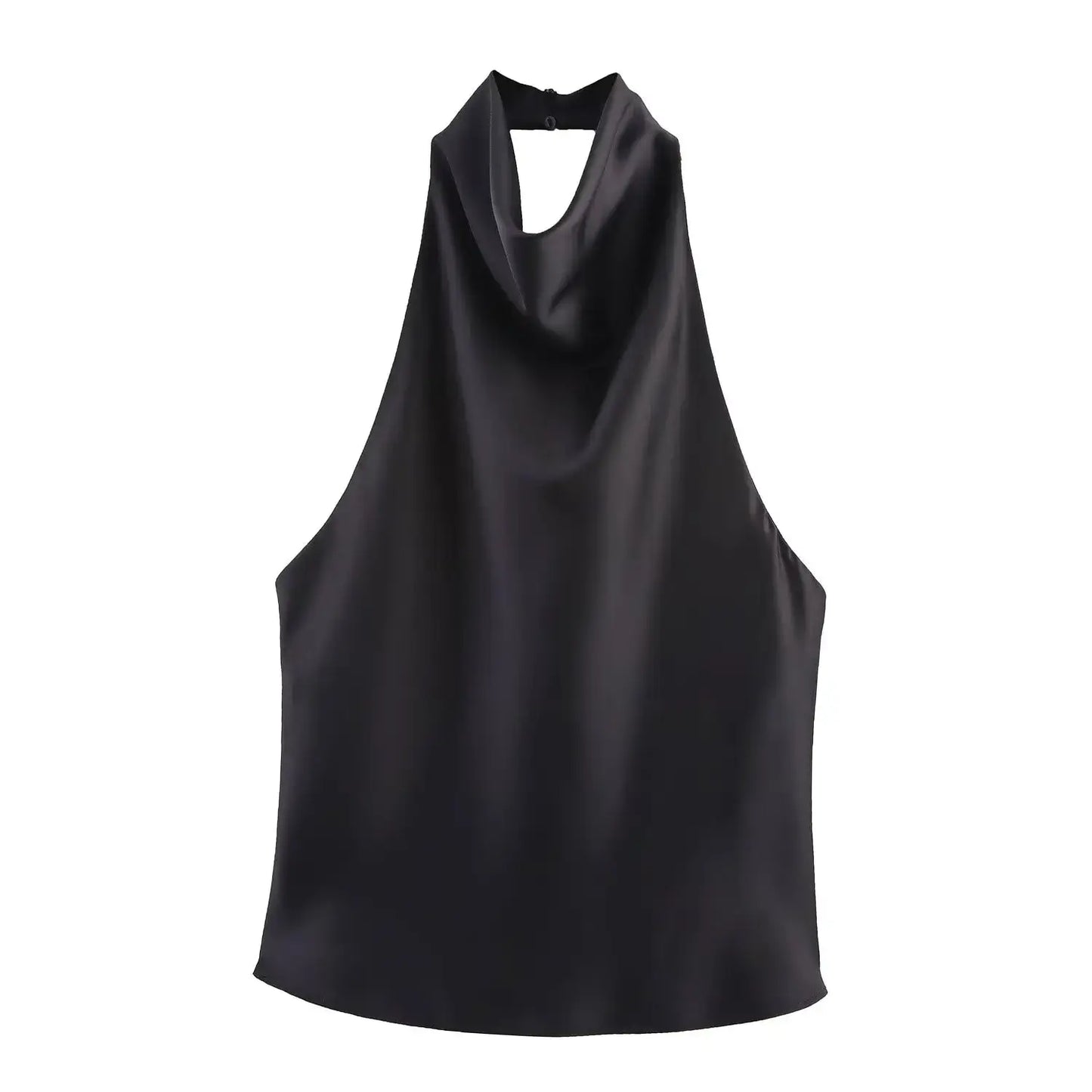 Women Summer Backless Tops Slim Fit