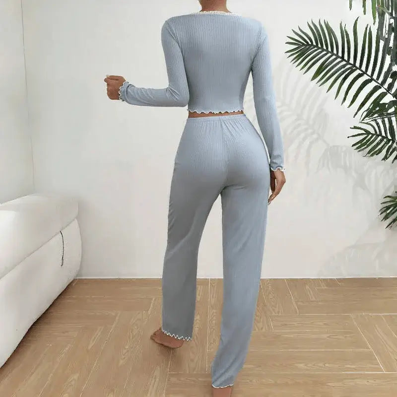 Women Pajama Set Long Sleeve Set