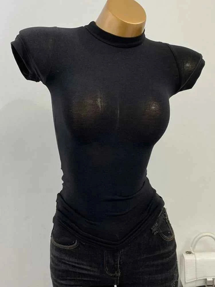 Women Slim Fit T Shirt Korean Top