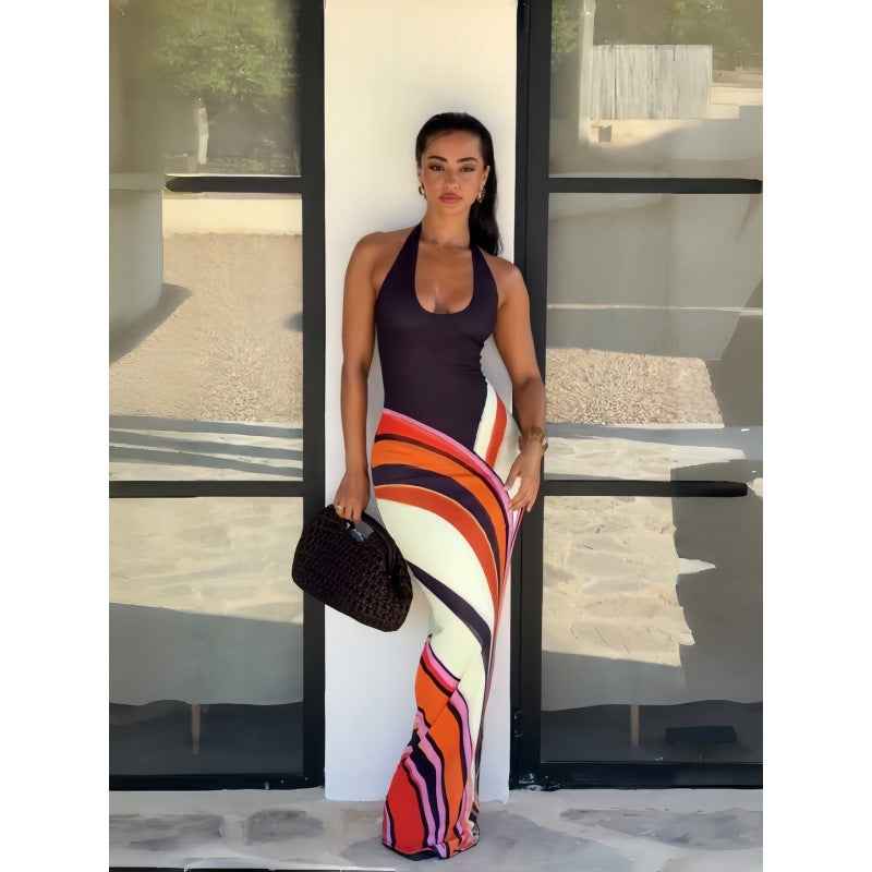 Wind slim long dress