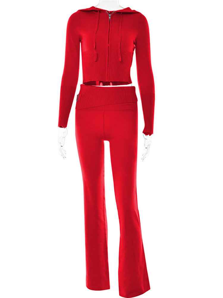 Women Hoodie Suit Set Casual Fit