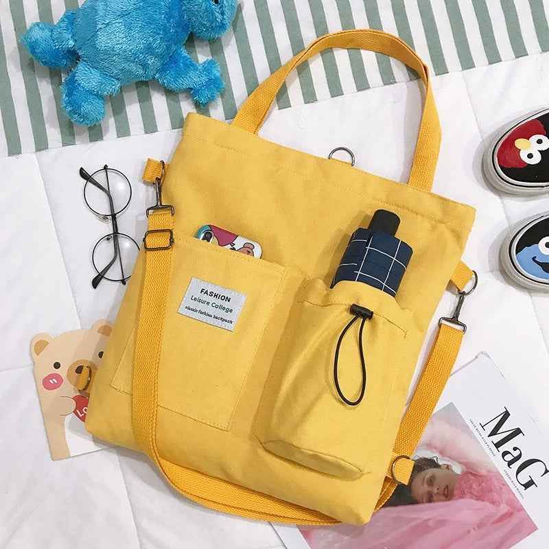 Harajuku canvas bags for students