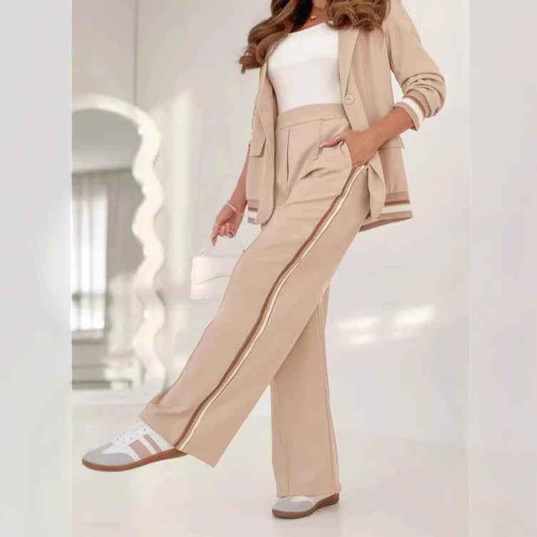 Women Office Pantsuit Set Formal