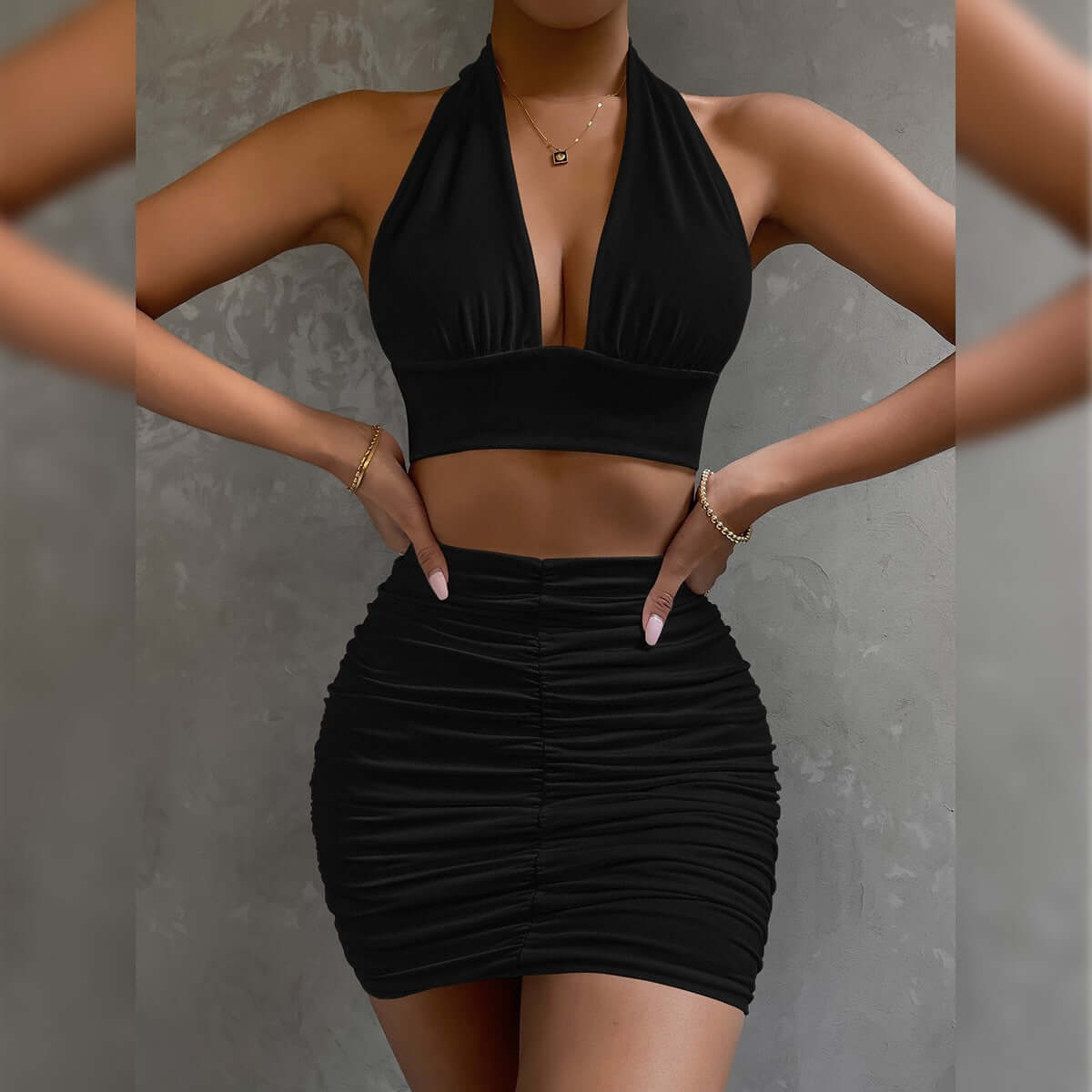 elegant women's dress suit set