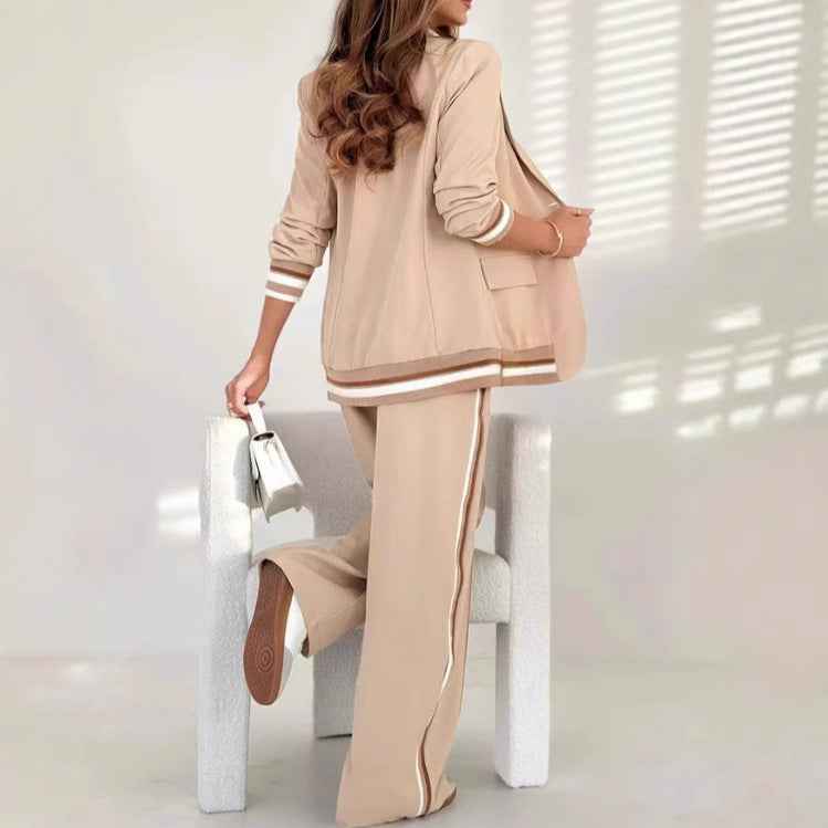Women Office Pantsuit Set Formal