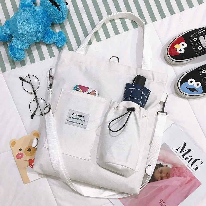 Harajuku canvas bags for students